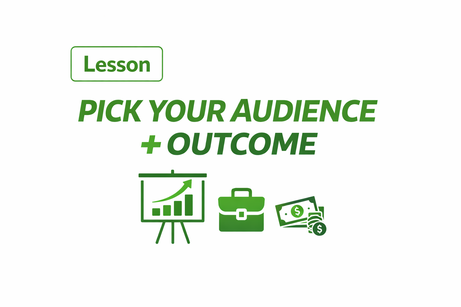 Lesson Two: Pick Your Offer