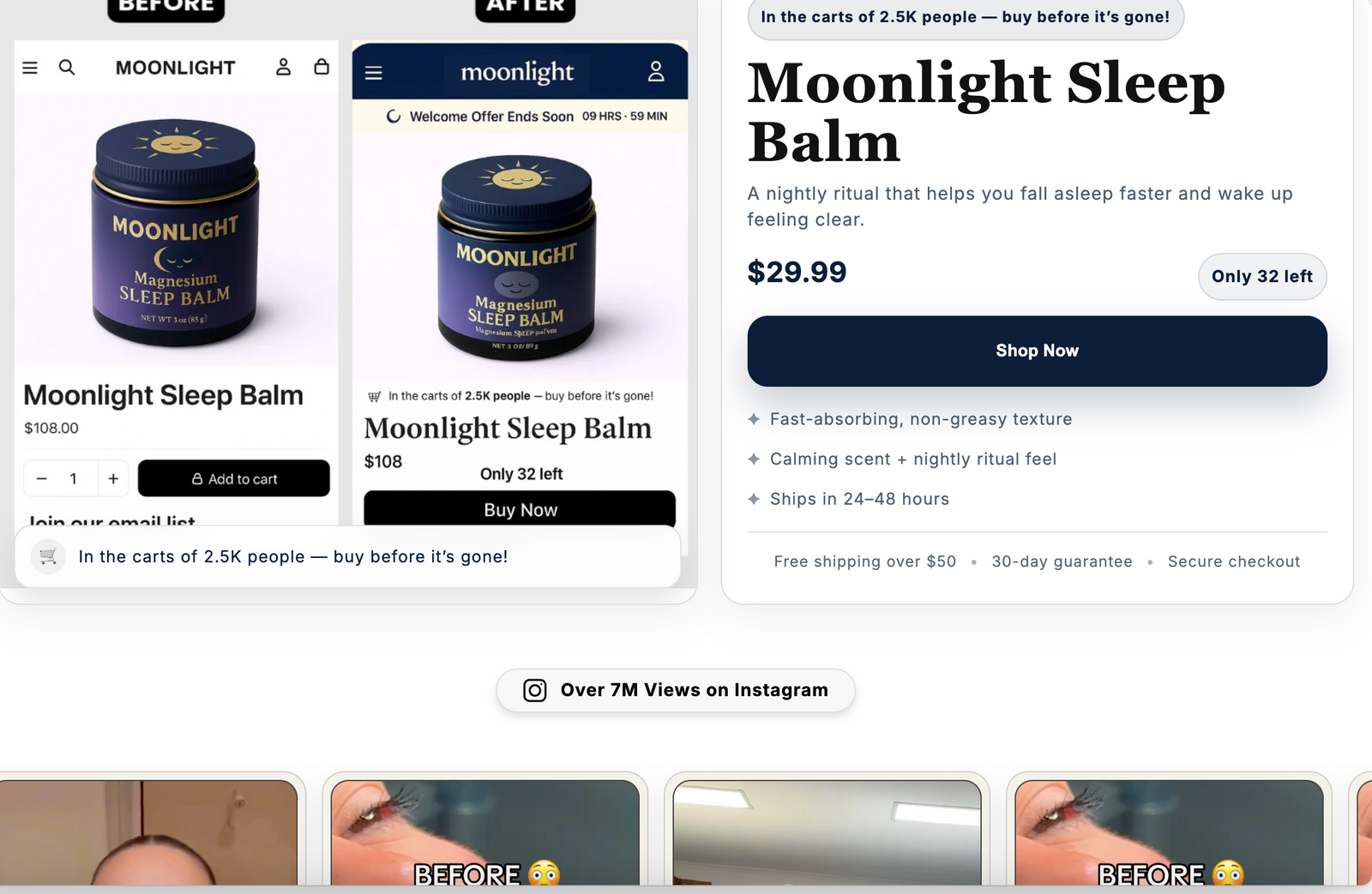 Ecommerce theme preview