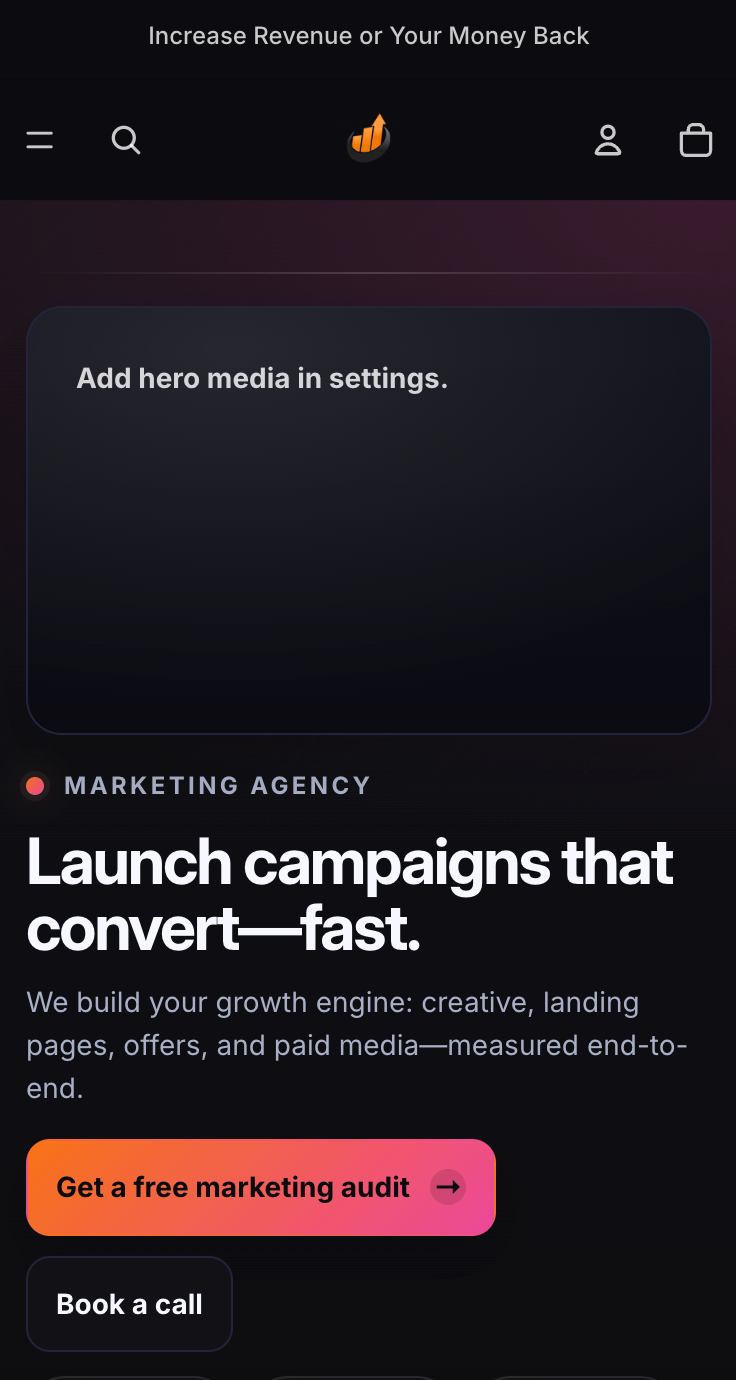 Theme mobile preview