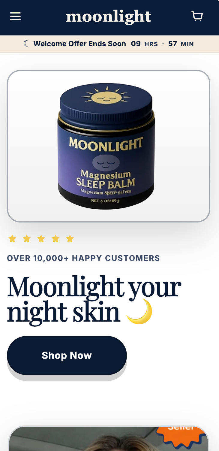 Theme mobile preview